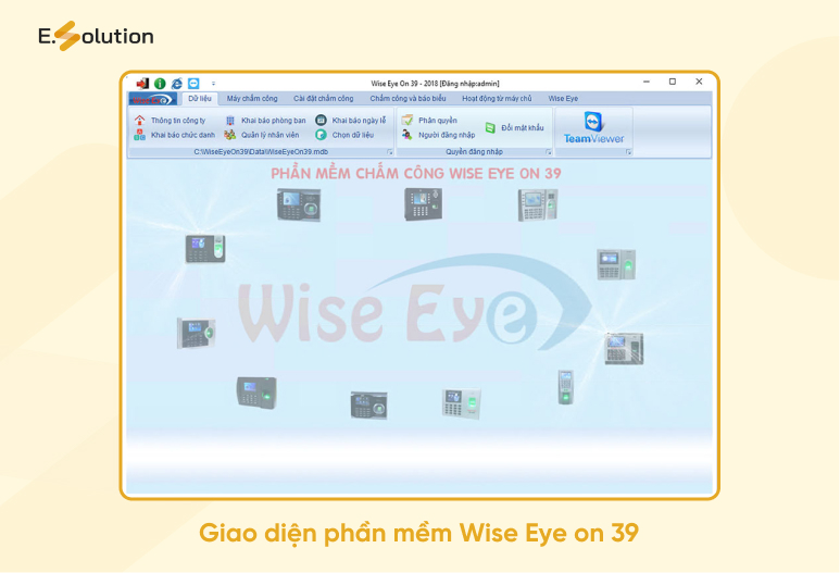 Phần mềm chấm công Wise Eye